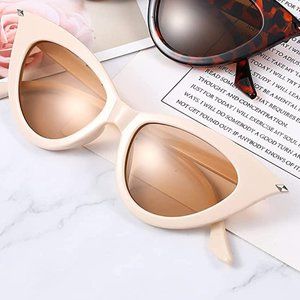 🆕Cream Cat Eye Sunglasses